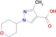 3-Methyl-1-(oxan-4-yl)-1h-pyrazole-4-carboxylic acid