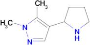 1,5-Dimethyl-4-(pyrrolidin-2-yl)-1h-pyrazole