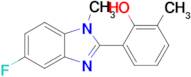 2-(5-Fluoro-1-methyl-1h-1,3-benzodiazol-2-yl)-6-methylphenol
