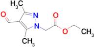 Ethyl 2-(4-formyl-3,5-dimethyl-1h-pyrazol-1-yl)acetate