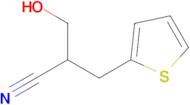 3-Hydroxy-2-(thiophen-2-ylmethyl)propanenitrile