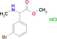 Methyl 2-(3-bromophenyl)-2-(methylamino)acetate hydrochloride