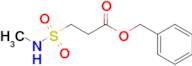 Benzyl 3-(methylsulfamoyl)propanoate