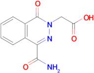 2-(4-Carbamoyl-1-oxo-1,2-dihydrophthalazin-2-yl)acetic acid