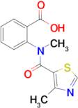 2-(n-Methyl4-methyl-1,3-thiazole-5-amido)benzoic acid