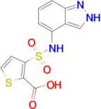 3-[(2H-indazol-4-yl)sulfamoyl]thiophene-2-carboxylic acid