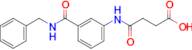 3-{[3-(benzylcarbamoyl)phenyl]carbamoyl}propanoic acid