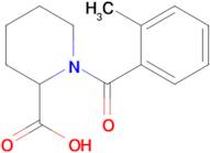 1-(2-Methylbenzoyl)piperidine-2-carboxylic acid