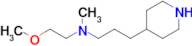 (2-Methoxyethyl)(methyl)[3-(piperidin-4-yl)propyl]amine