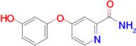 4-(3-Hydroxyphenoxy)pyridine-2-carboxamide