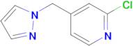 2-Chloro-4-(1h-pyrazol-1-ylmethyl)pyridine