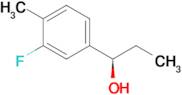 (1r)-1-(3-Fluoro-4-methylphenyl)propan-1-ol