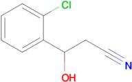 3-(2-Chlorophenyl)-3-hydroxypropanenitrile