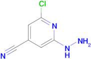 2-Chloro-6-hydrazinylpyridine-4-carbonitrile