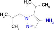 1-(2-Methylpropyl)-5-(propan-2-yl)-1h-pyrazol-4-amine