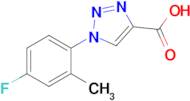 1-(4-Fluoro-2-methylphenyl)-1h-1,2,3-triazole-4-carboxylic acid