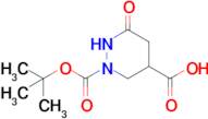 2-[(tert-Butoxy)carbonyl]-6-oxo-1,2-diazinane-4-carboxylic acid