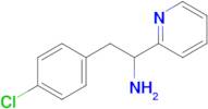 2-(4-Chlorophenyl)-1-(pyridin-2-yl)ethan-1-amine