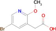 2-(5-Bromo-2-methoxypyridin-3-yl)acetic acid