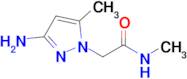 2-(3-Amino-5-methyl-1h-pyrazol-1-yl)-n-methylacetamide