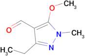 3-Ethyl-5-methoxy-1-methyl-1h-pyrazole-4-carbaldehyde