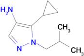 5-Cyclopropyl-1-(2-methylpropyl)-1h-pyrazol-4-amine