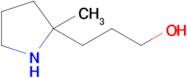 3-(2-Methylpyrrolidin-2-yl)propan-1-ol