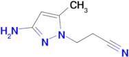 3-(3-Amino-5-methyl-1h-pyrazol-1-yl)propanenitrile