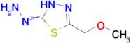 2-hydrazinylidene-5-(methoxymethyl)-2,3-dihydro-1,3,4-thiadiazole