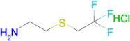 2-[(2,2,2-trifluoroethyl)sulfanyl]ethan-1-amine hydrochloride