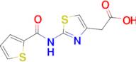 2-[2-(thiophene-2-amido)-1,3-thiazol-4-yl]acetic acid