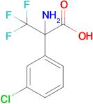 2-Amino-2-(3-chlorophenyl)-3,3,3-trifluoropropanoic acid