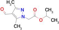 Propan-2-yl 2-(4-formyl-3,5-dimethyl-1h-pyrazol-1-yl)acetate
