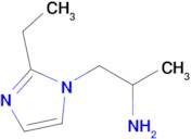 1-(2-Ethyl-1h-imidazol-1-yl)propan-2-amine