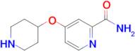 4-(Piperidin-4-yloxy)pyridine-2-carboxamide