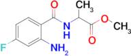 Methyl 2-[(2-amino-4-fluorophenyl)formamido]propanoate