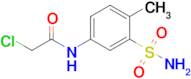 2-Chloro-n-(4-methyl-3-sulfamoylphenyl)acetamide