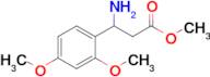 Methyl 3-amino-3-(2,4-dimethoxyphenyl)propanoate