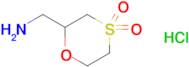 2-(Aminomethyl)-1,4lambda6-oxathiane-4,4-dione hydrochloride