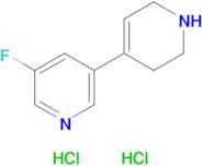 3-Fluoro-5-(1,2,3,6-tetrahydropyridin-4-yl)pyridine dihydrochloride