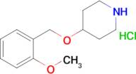 4-[(2-methoxyphenyl)methoxy]piperidine hydrochloride