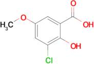 3-Chloro-2-hydroxy-5-methoxybenzoic acid