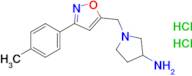 1-{[3-(4-methylphenyl)-1,2-oxazol-5-yl]methyl}pyrrolidin-3-amine dihydrochloride