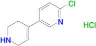 2-Chloro-5-(1,2,3,6-tetrahydropyridin-4-yl)pyridine hydrochloride