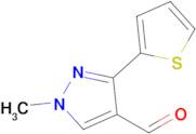 1-Methyl-3-(thiophen-2-yl)-1h-pyrazole-4-carbaldehyde