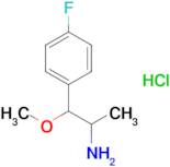 1-(4-Fluorophenyl)-1-methoxypropan-2-amine hydrochloride