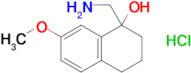 1-(Aminomethyl)-7-methoxy-1,2,3,4-tetrahydronaphthalen-1-ol hydrochloride