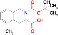 2-[(tert-Butoxy)carbonyl]-5-methyl-1,2,3,4-tetrahydroisoquinoline-3-carboxylic acid