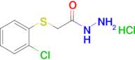 2-[(2-chlorophenyl)sulfanyl]acetohydrazide hydrochloride