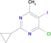 4-Chloro-2-cyclopropyl-5-iodo-6-methylpyrimidine